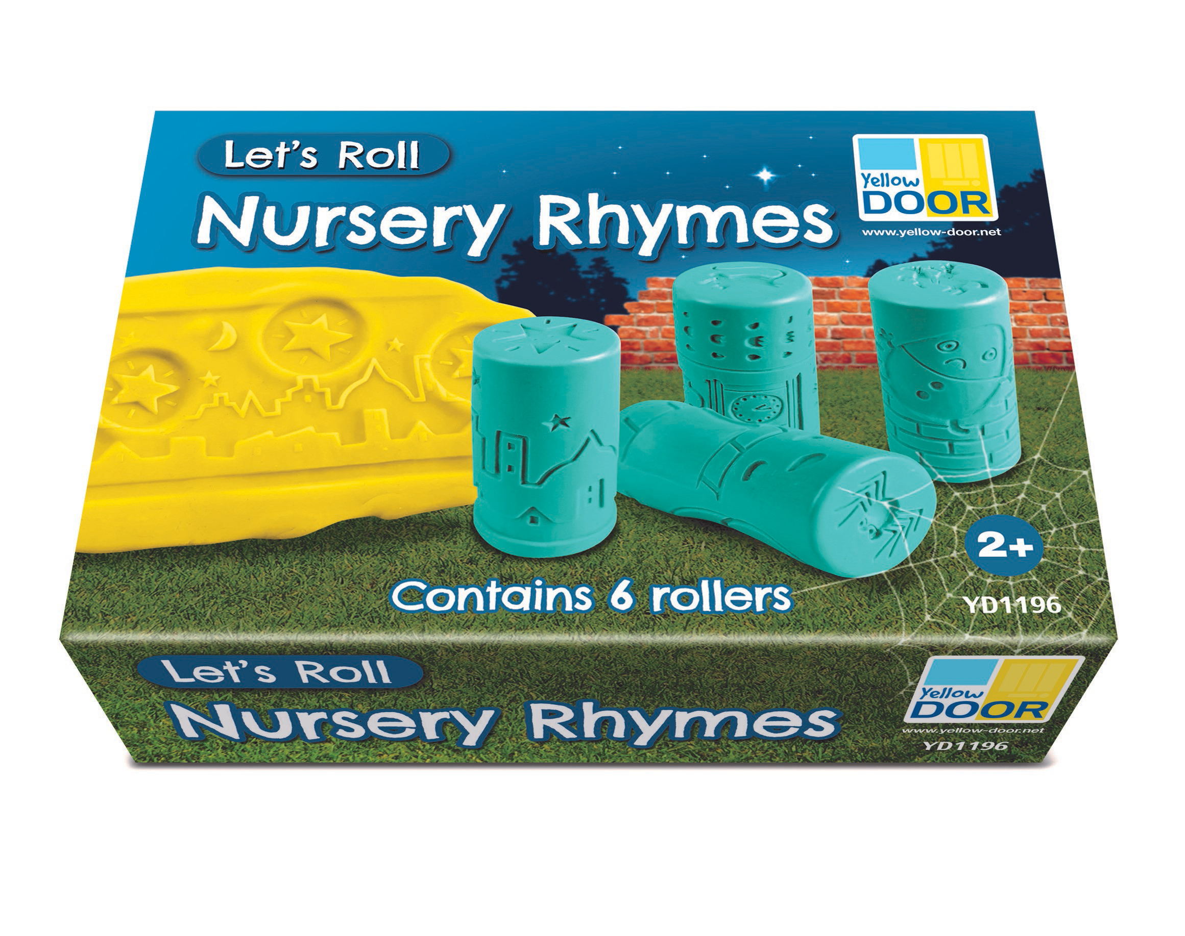 Yellow Door Let's Roll Nursery Rhymes role modelaj set 6 rime