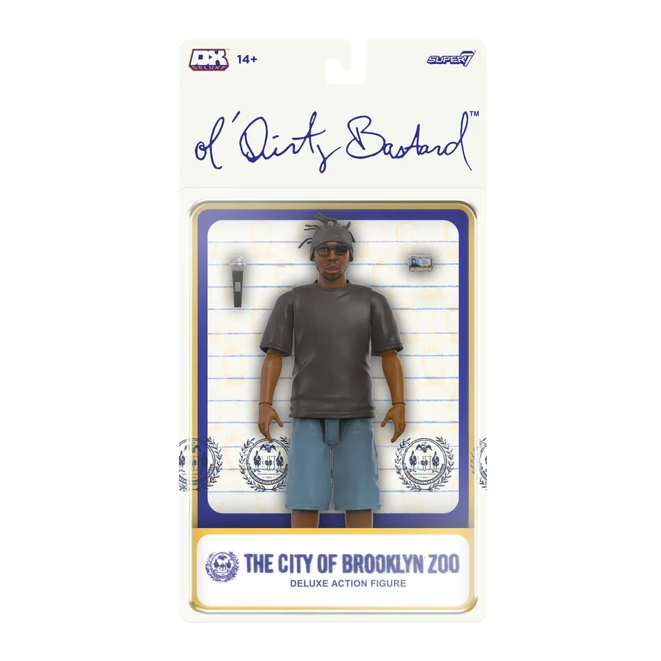 Super7 Deluxe Ol Dirty Bastard ODB figurina 18cm microfon