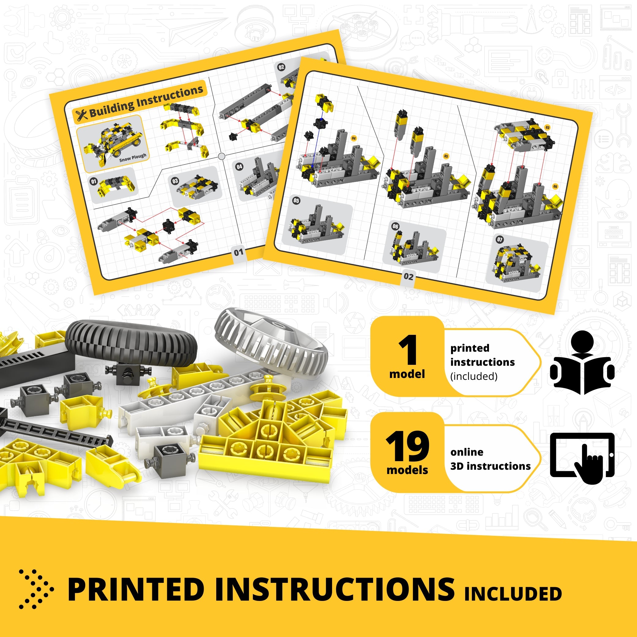 Engino Creative Builder 20 Set Construcție 20 Modele