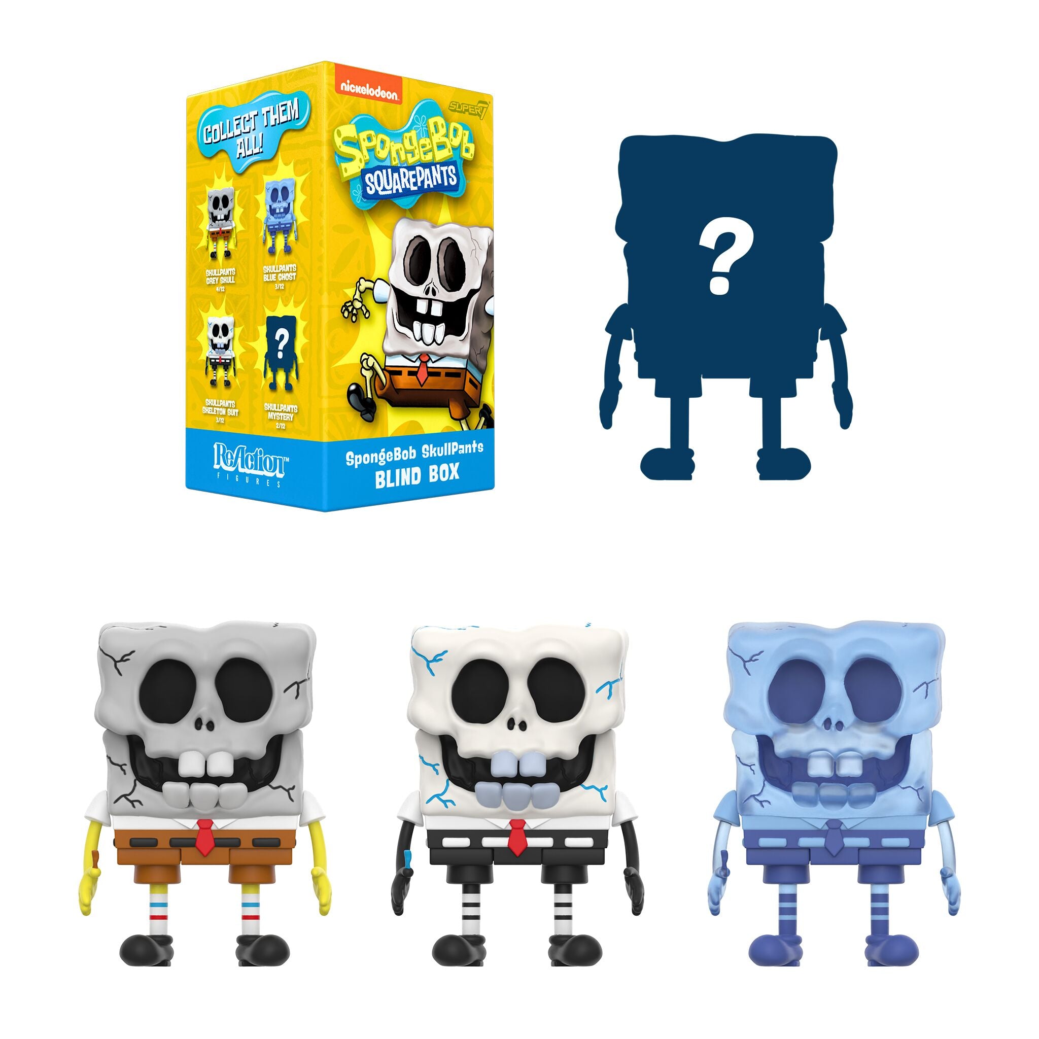 Super7 SpongeBob SkullPants figurine blind box 12-pack