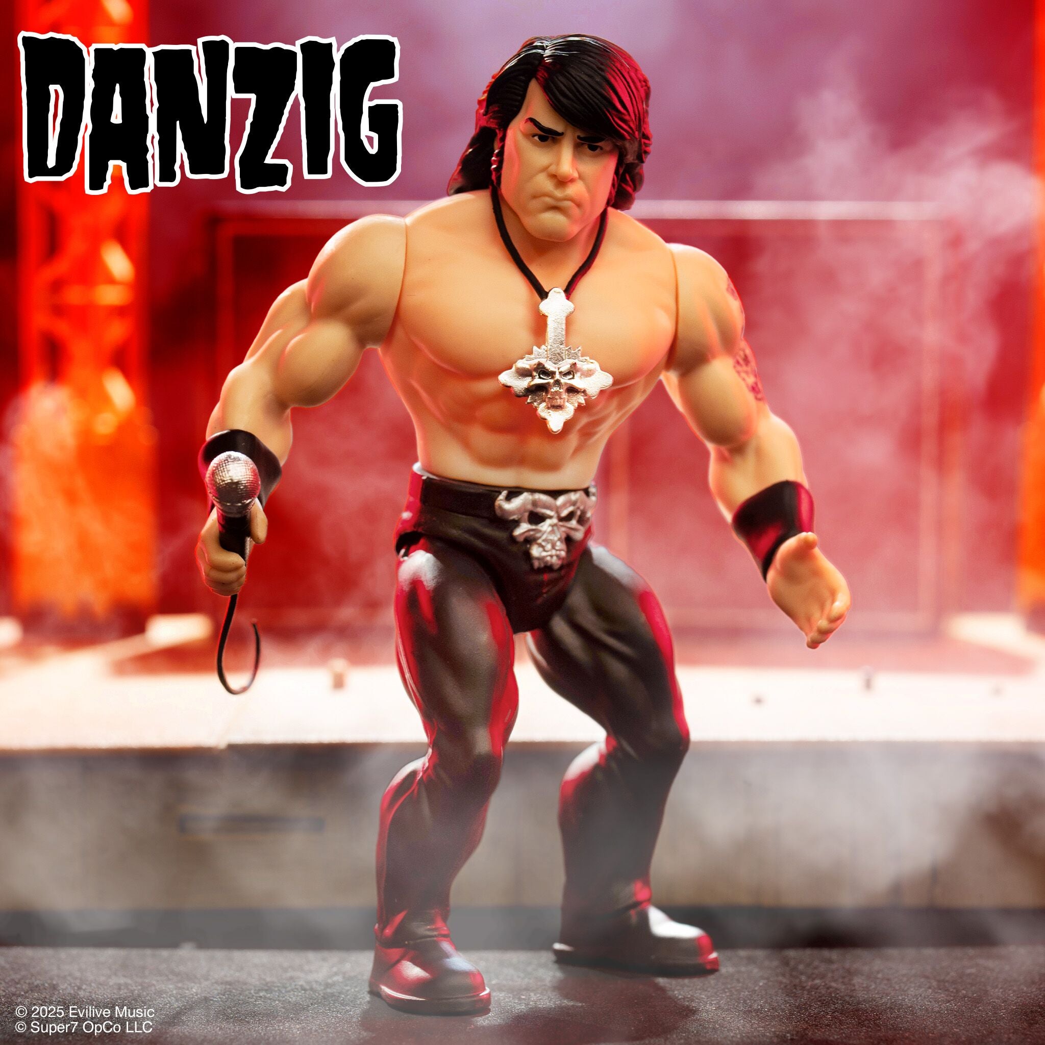 Super7 Danzig Vintage figurina cu microfon