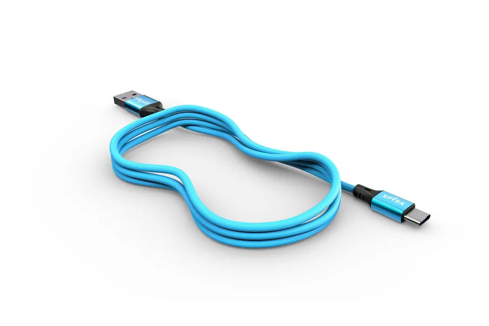 SpyraWire cablu incarcare albastru pistoale electrice