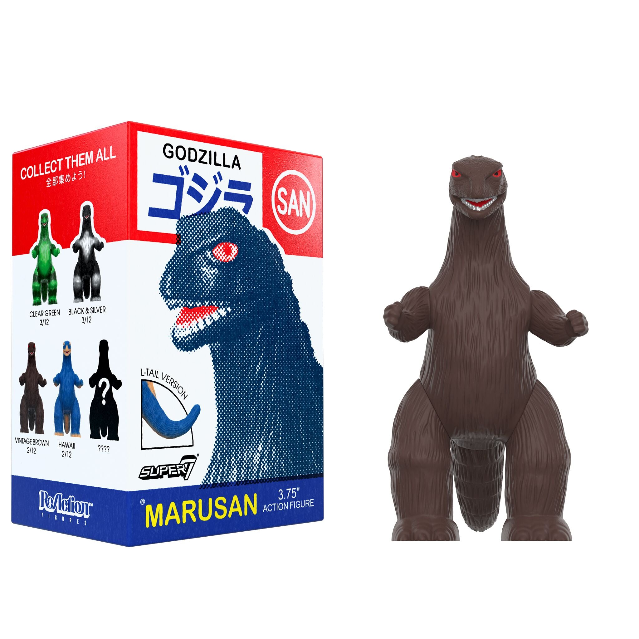 Super7 Toho Marusan Godzilla cutie oarbă 9,5 cm