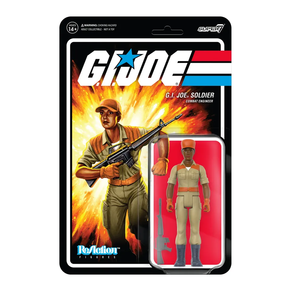 Super7 G.I. Joe ReAction Female Engineer figurina 9cm