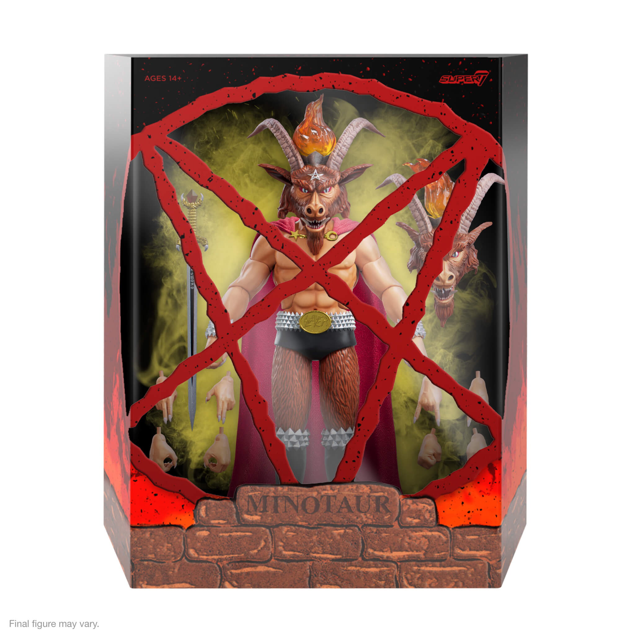 Super7 Slayer ULTIMATES Wave 01 Minotaur figurina Show No Mercy