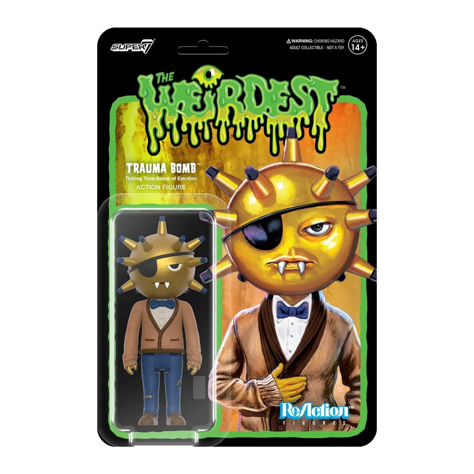 Super7 Weirdest Trauma Bomb figurina Infernal Curse