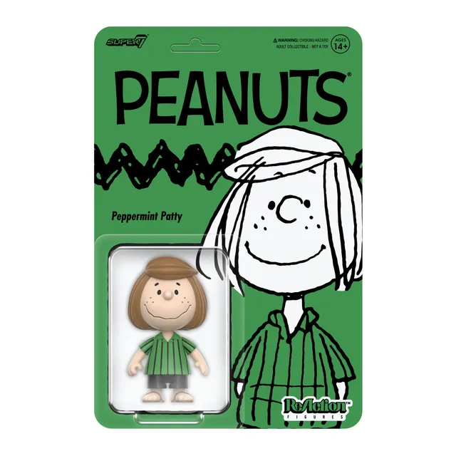 Super7 ReAction Peanuts Wave 09 Peppermint Patty figurina 9,5 cm