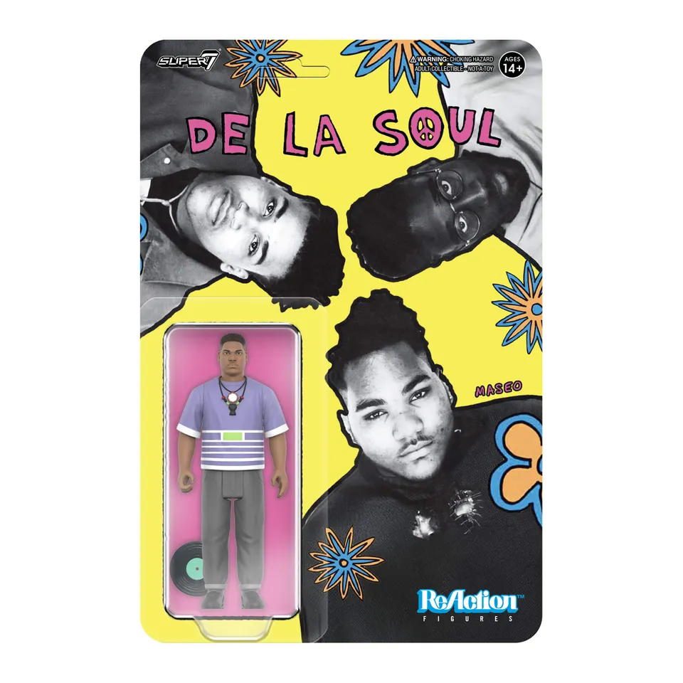 Super7 De La Soul ReAction Maseo figurina 9,5 cm cu disc
