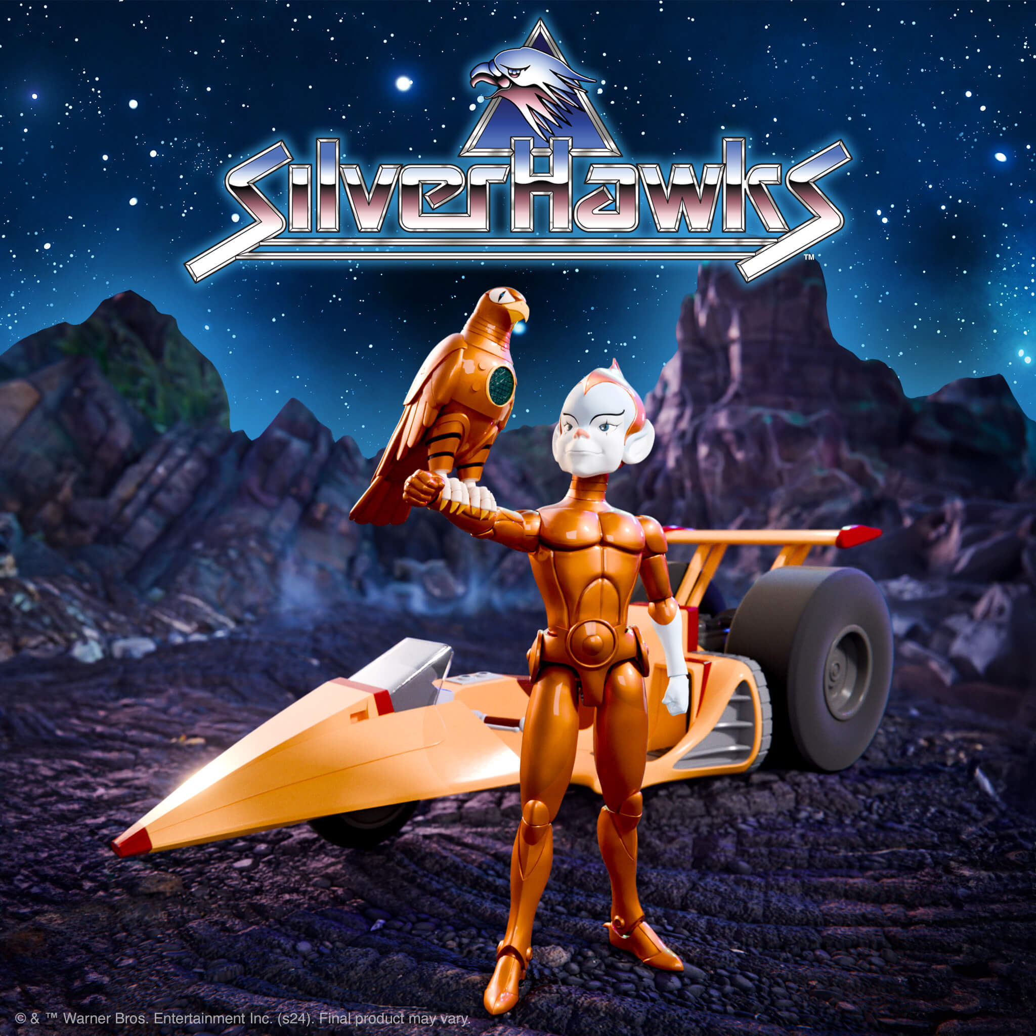 Super7 SilverHawks ULTIMATES Wave 05 figurine Copper Kidd + Space Racer