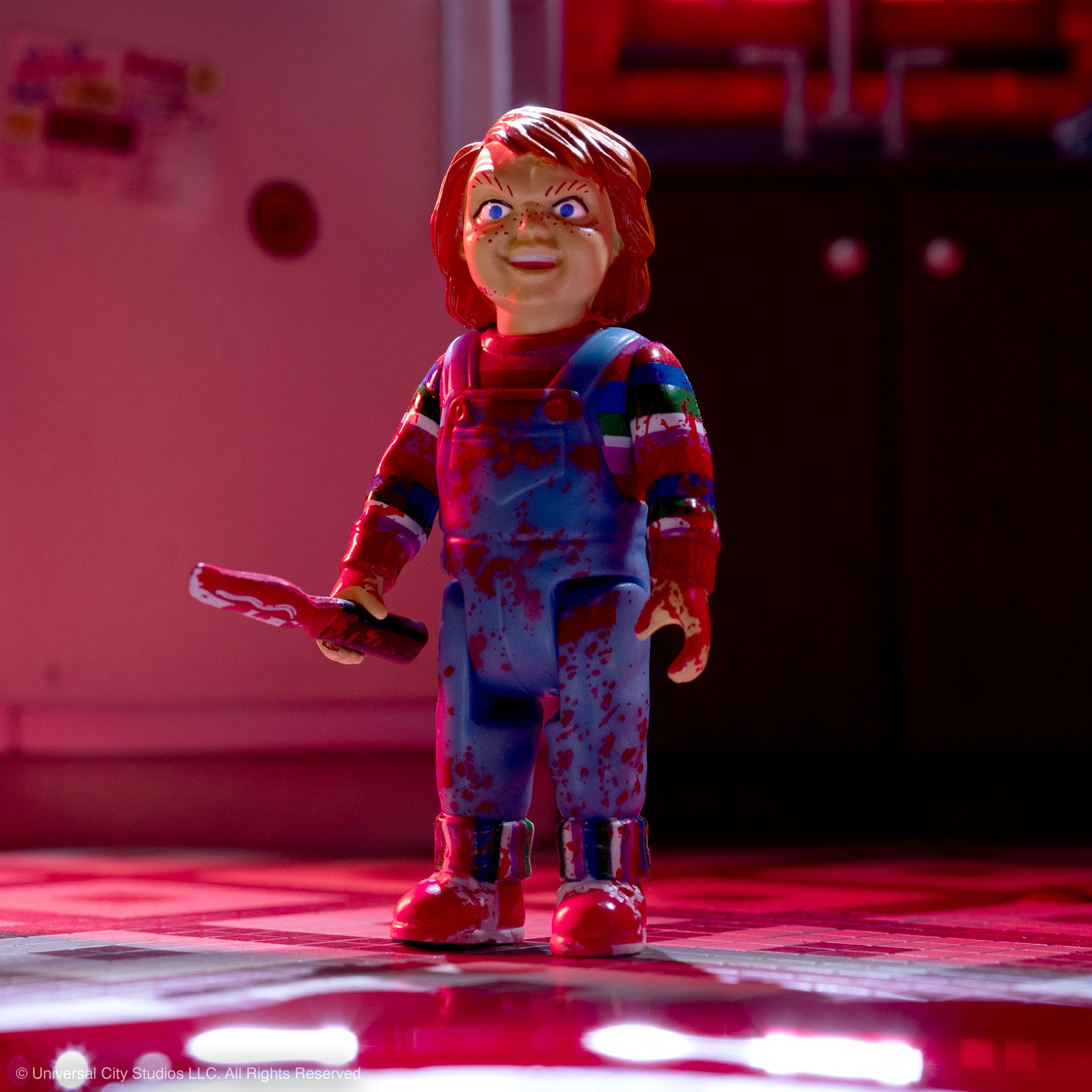Super7 Chucky Blood Splatter figurină horror 9.5cm