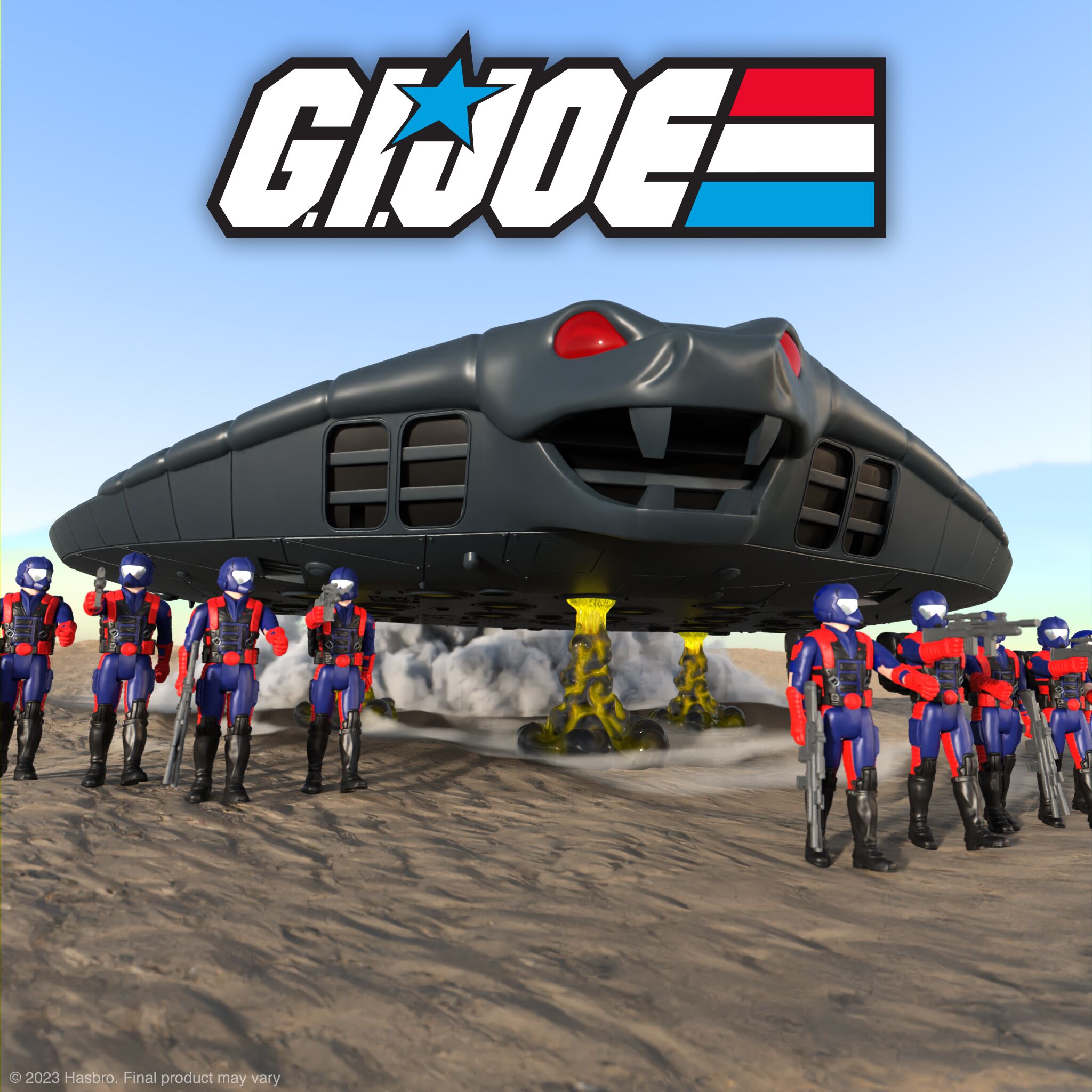 Super7 ReAction Cobra Mothership nava 81 cm G.I. Joe