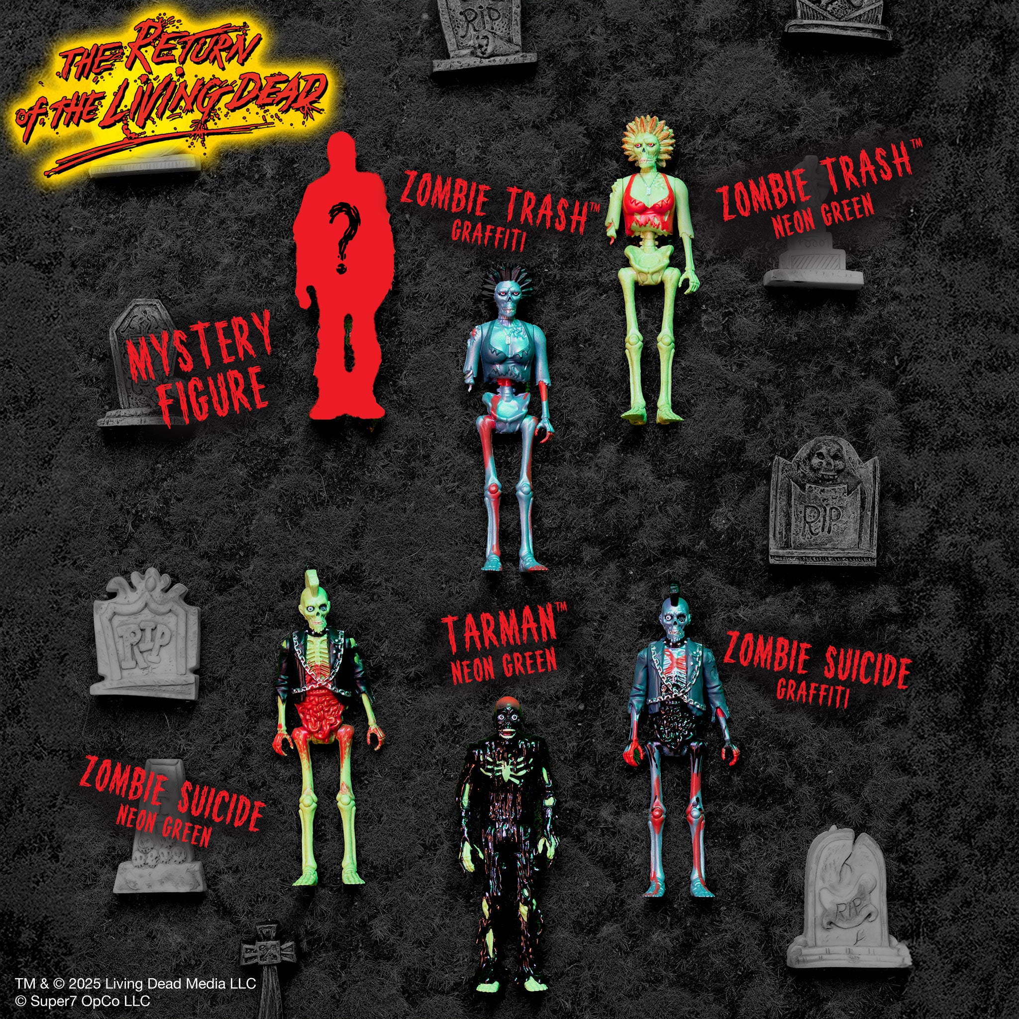 Super7 Return of the Living Dead blind box figurine 12 buc