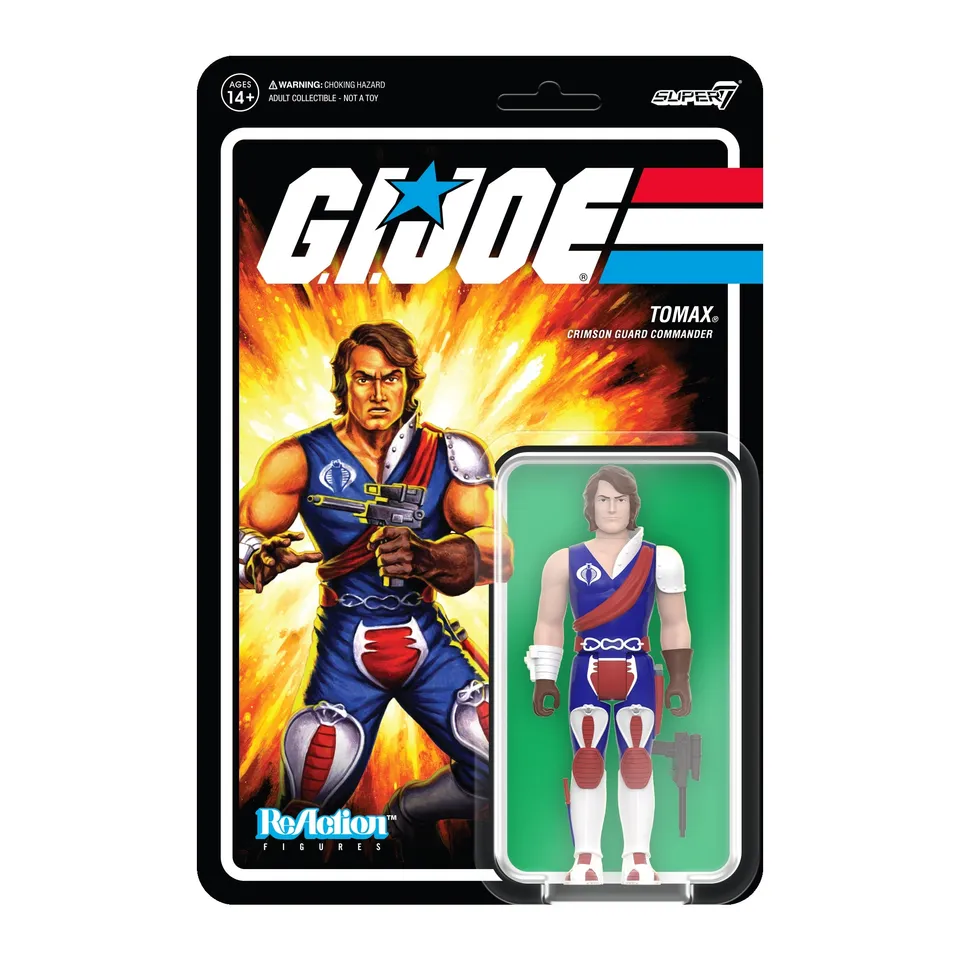 Super7 ReAction Tomax figurina 9 cm G.I. Joe Wave 5
