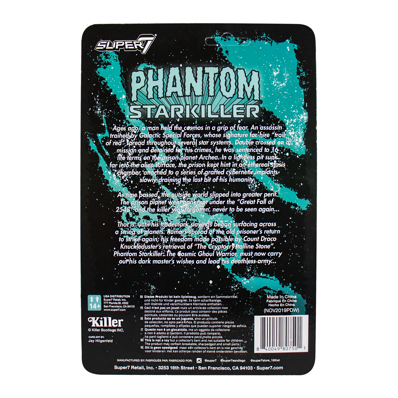 Super7 Killer Bootlegs Phantom Starkiller figurina Air Apparition