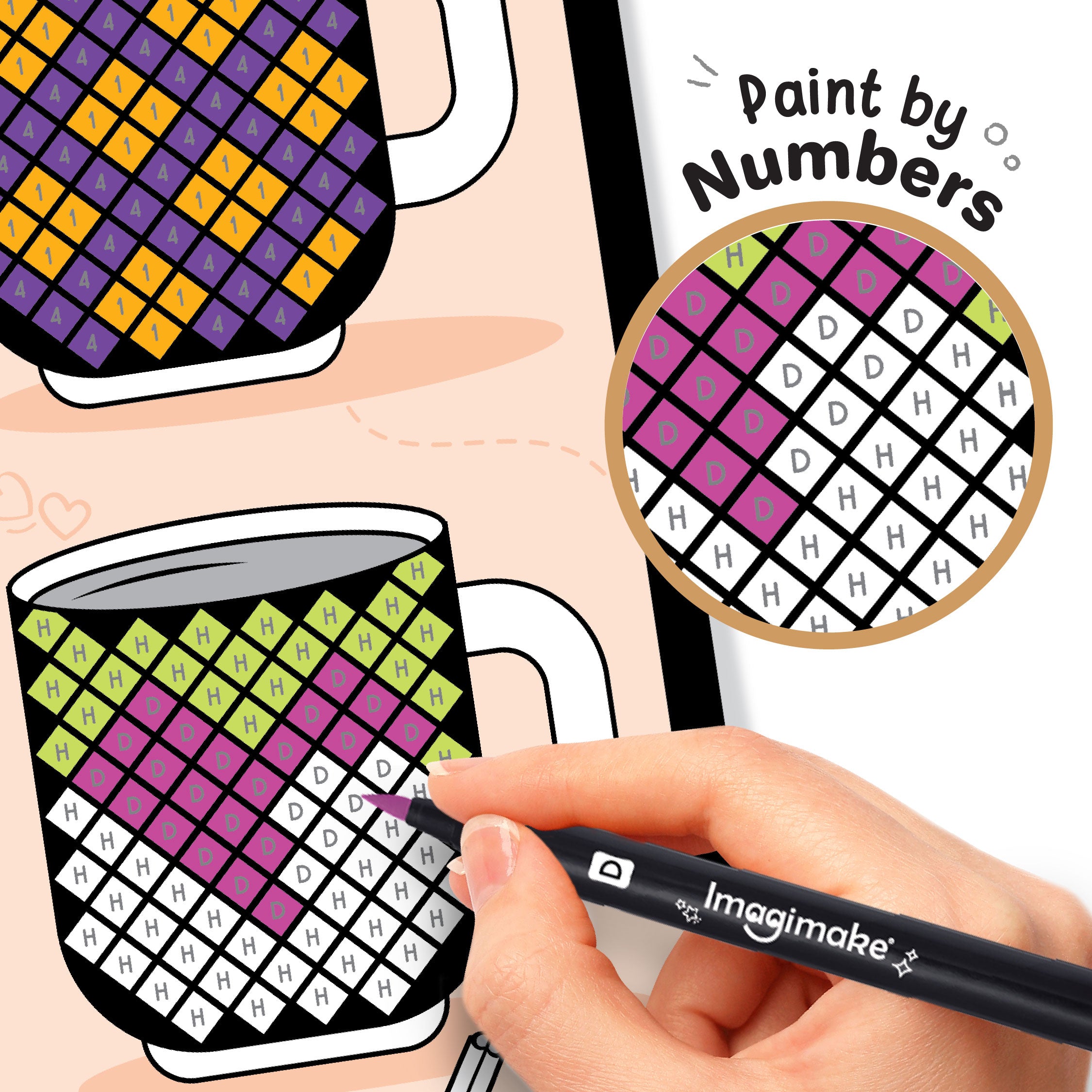 Imagimake Mystery Mosaic Patterns set pictura 30 planse