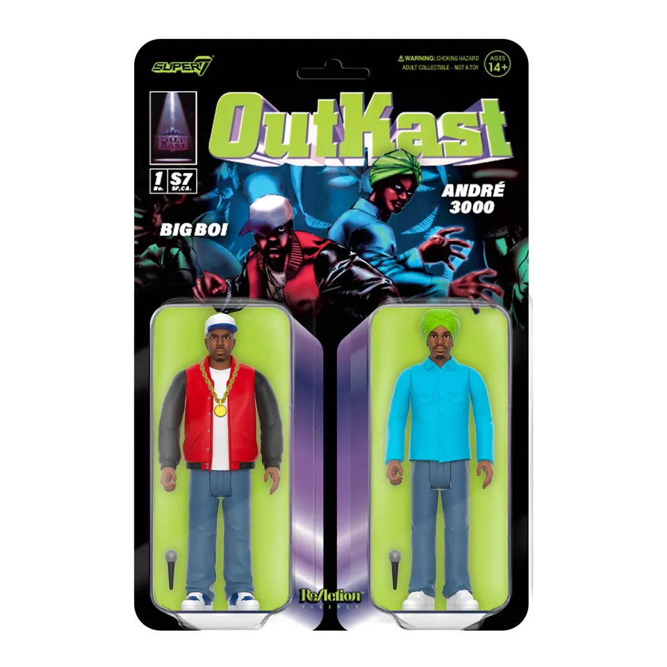 Super7 ReAction OutKast ATLiens set 2 figurine articulate