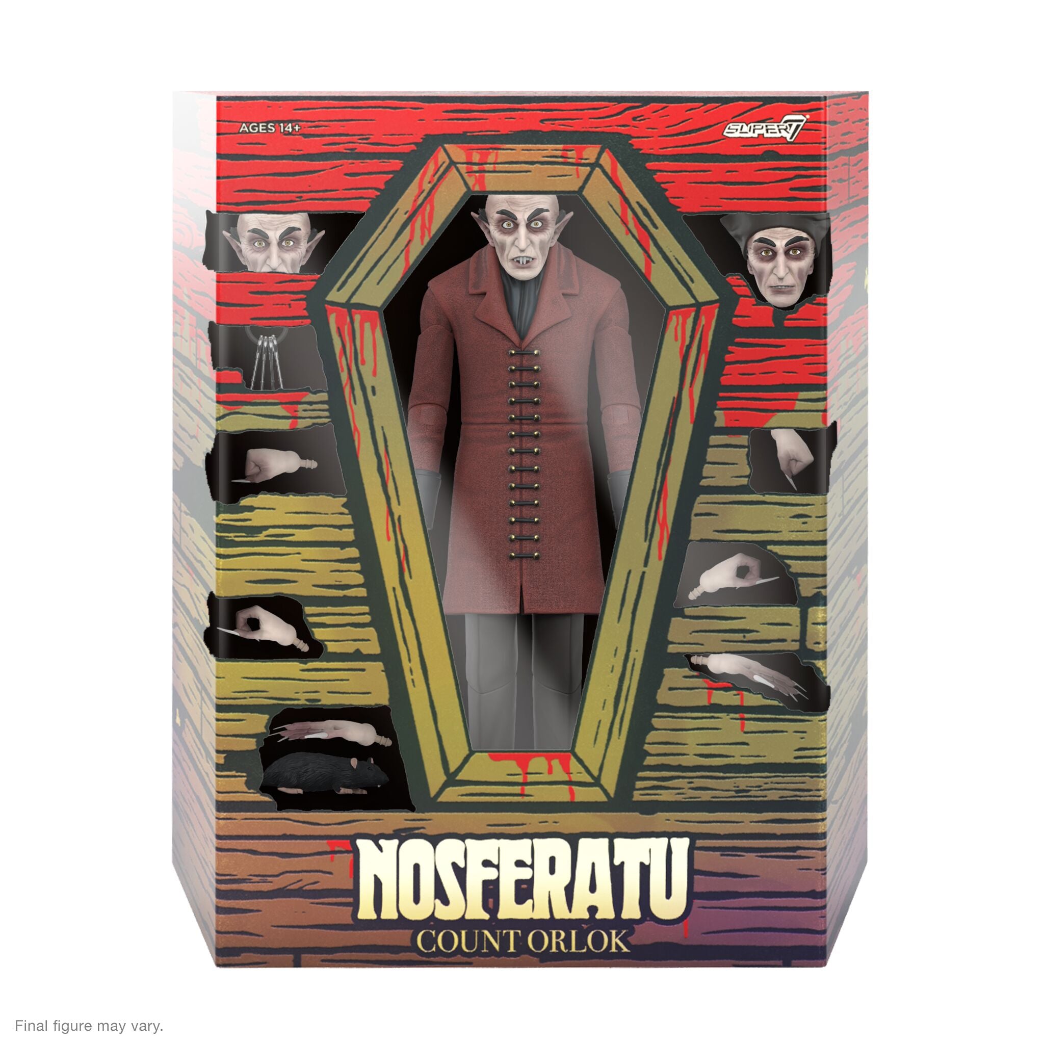Super7 Nosferatu Ultimates Count Orlok figurina 18 cm color