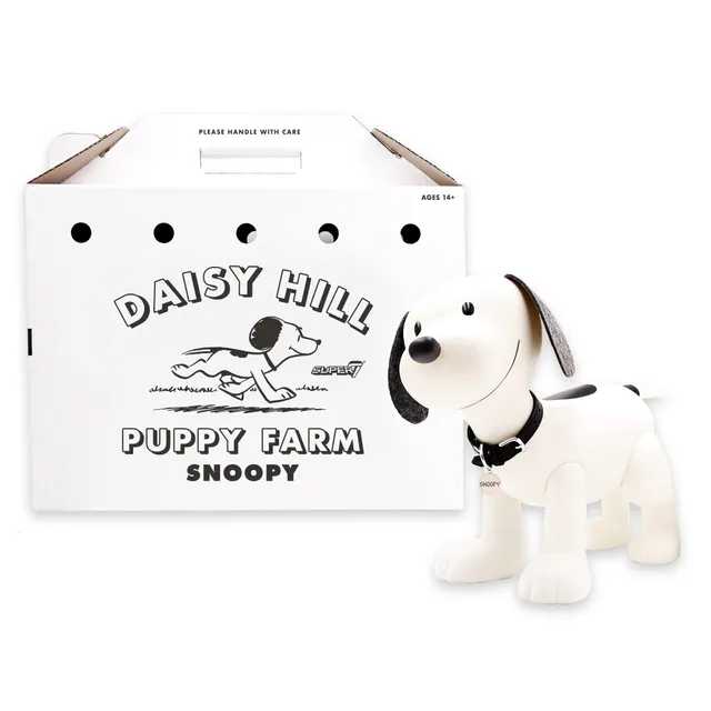 Super7 Peanuts Supersize Snoopy Charcoal figurina vinil 30cm