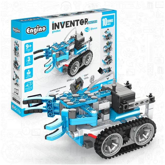 Engino Inventor Robotized GinoBot robot programabil 10 modele 9+