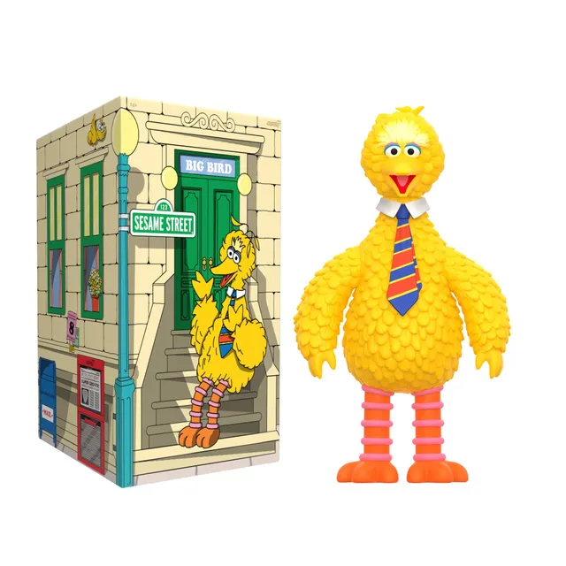 Super7 Sesame Street SuperSize Big Bird figurina vinil 49 cm
