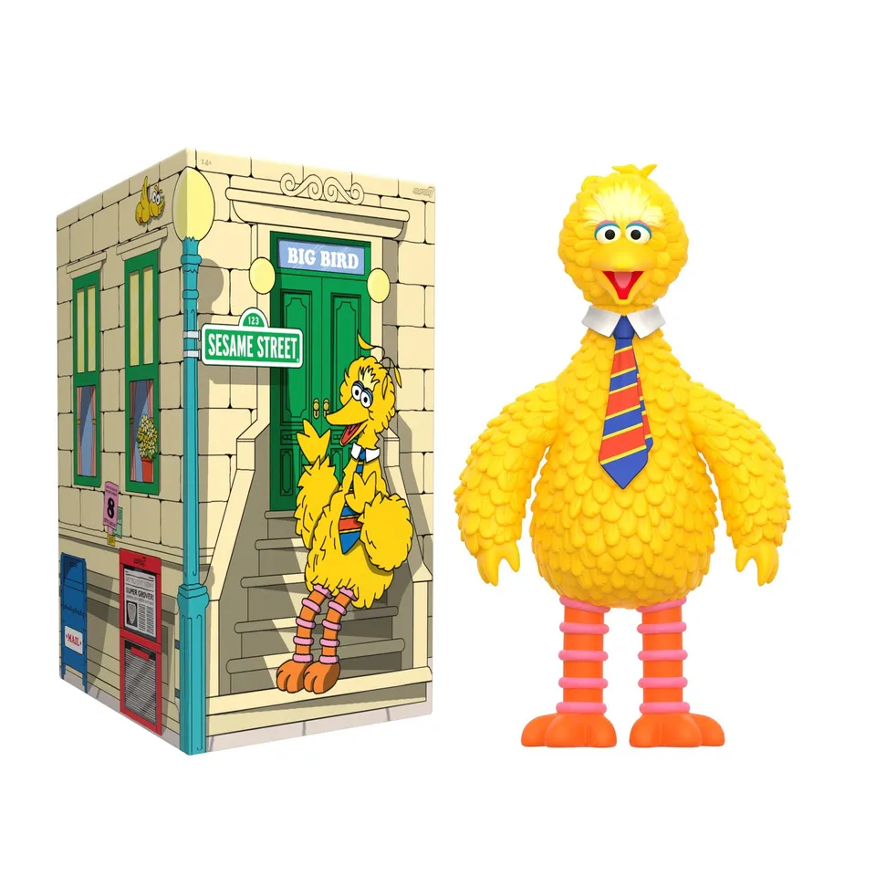 Super7 Sesame Street SuperSize Big Bird figurina vinil 49 cm