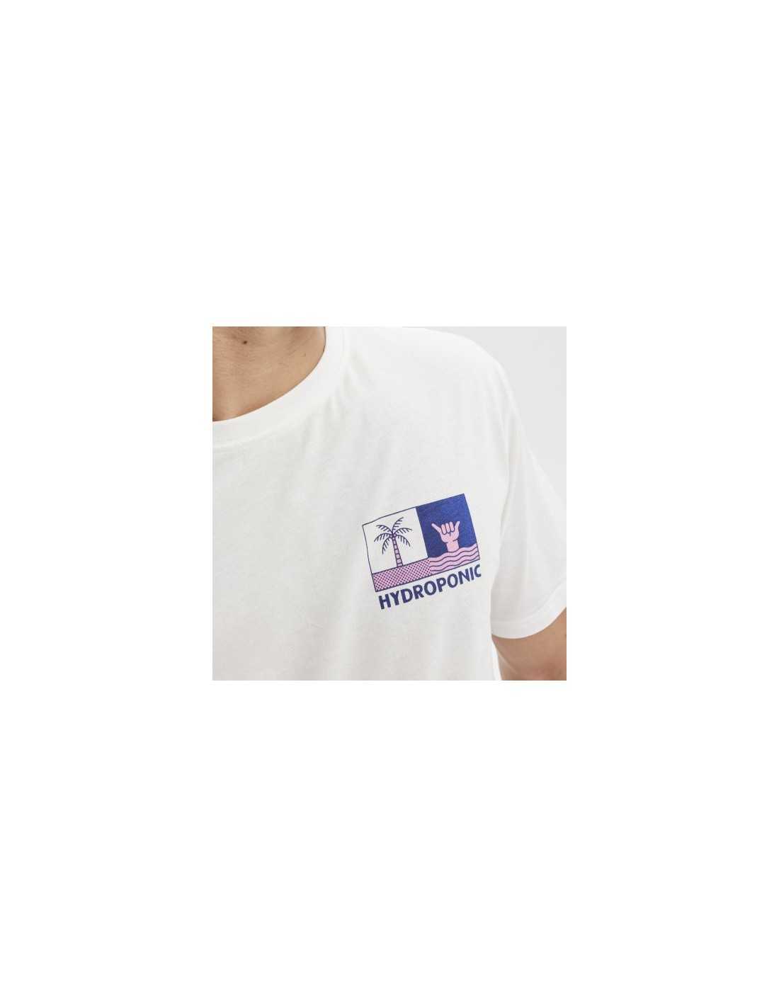 Tricou Hydroponic Saltwater white bumbac