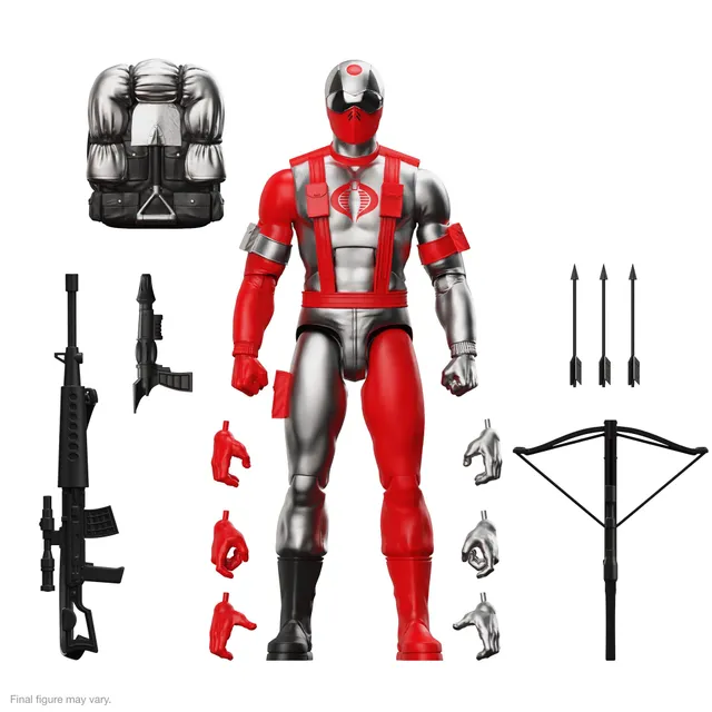 Super7 G.I. Joe Ultimates Cobra Mortal figura 18 cm metalic