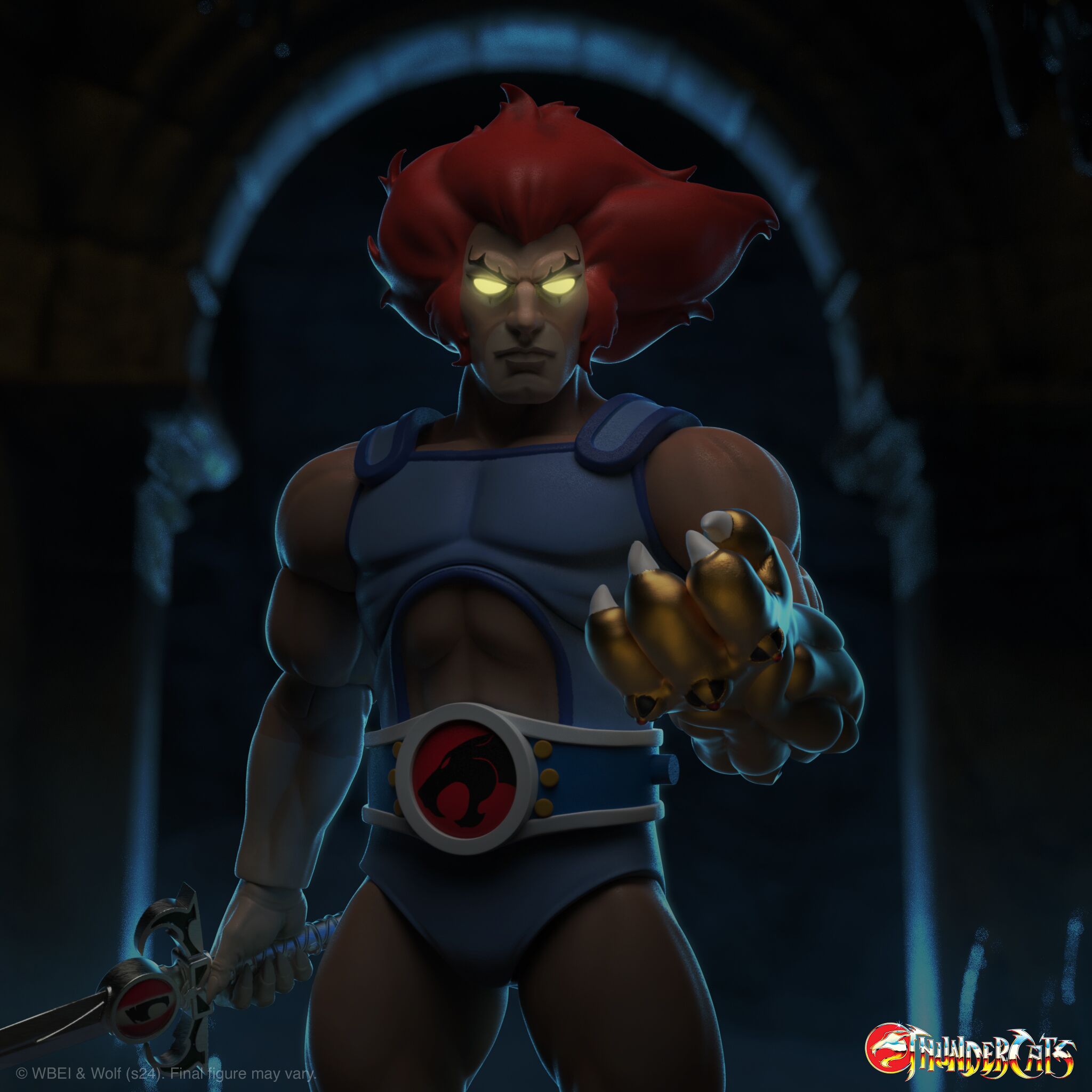 Super7 ThunderCats Ultimates Lion-O LED figurina 7"