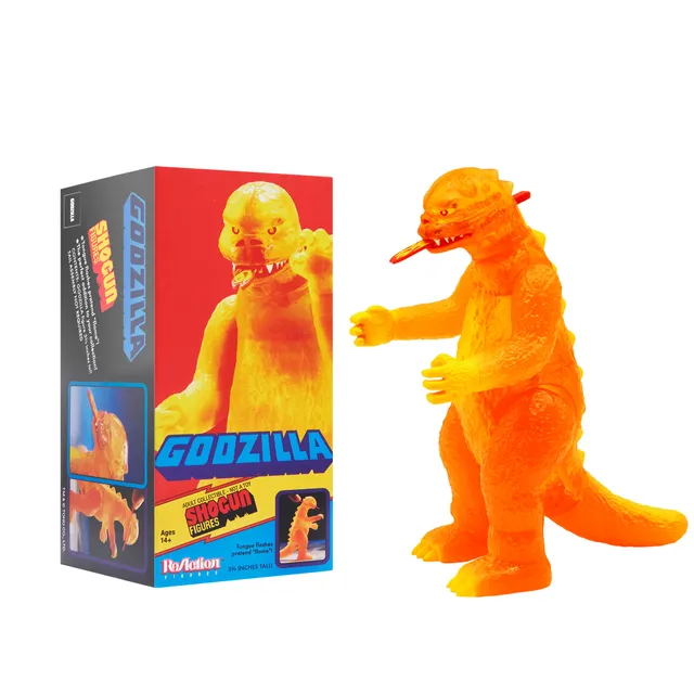 Super7 ReAction Godzilla Shogun 1200°C figurină portocalie