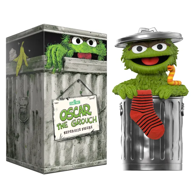Super7 SuperSize Oscar The Grouch figurina vinil 40 cm