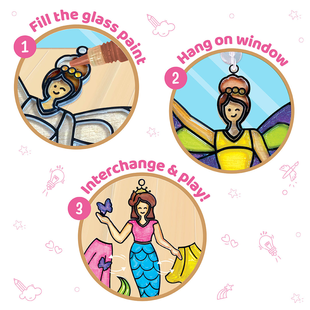 Imagimake Princess Craft combo sticla si mozaic