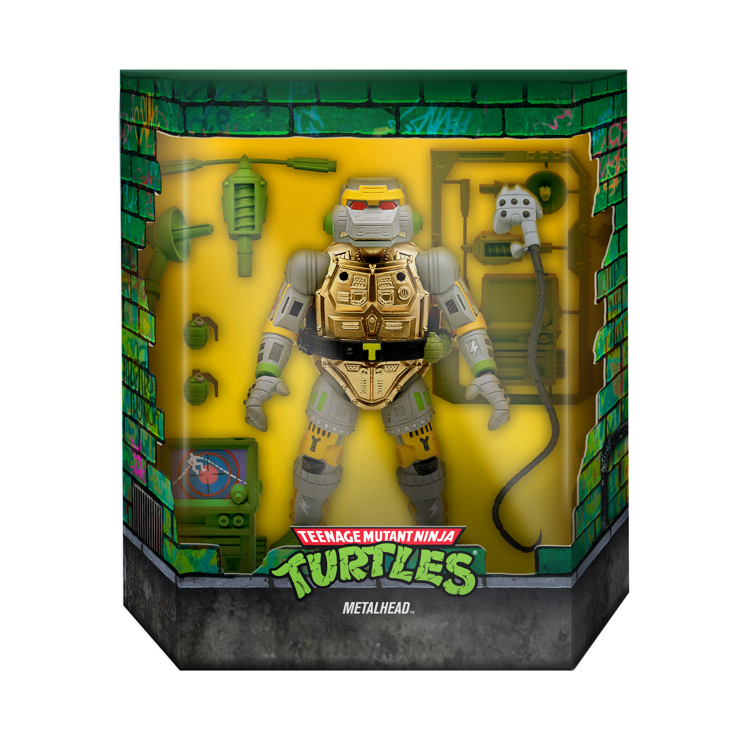 Super7 TMNT Ultimates Wave 3 Metalhead figurina 18 cm articulata