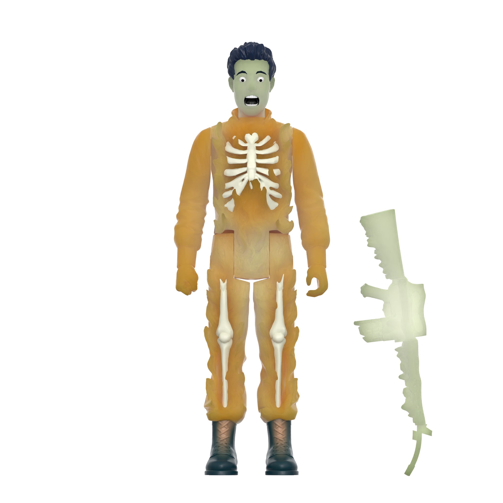 Super7 ReAction Mars Attacks Burning Flesh figurina fosforescenta
