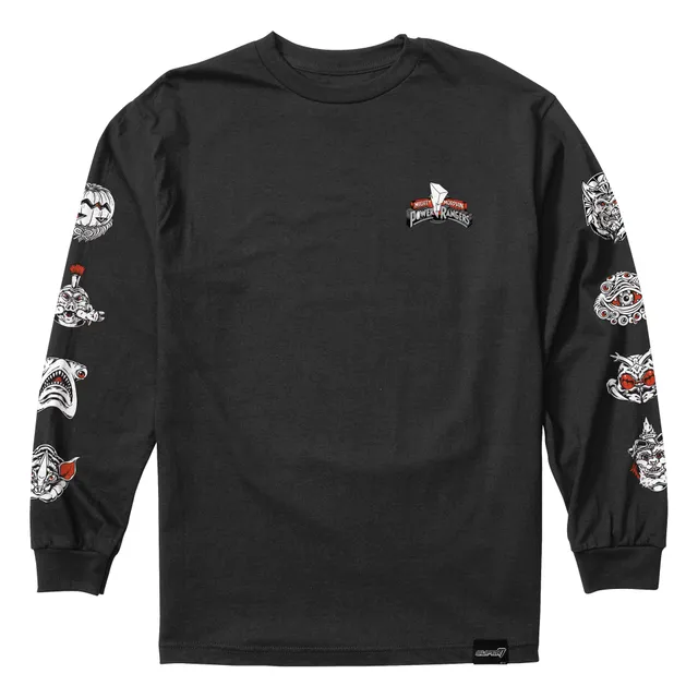 Super7 Mighty Morphin Villains tricou negru maneca lunga