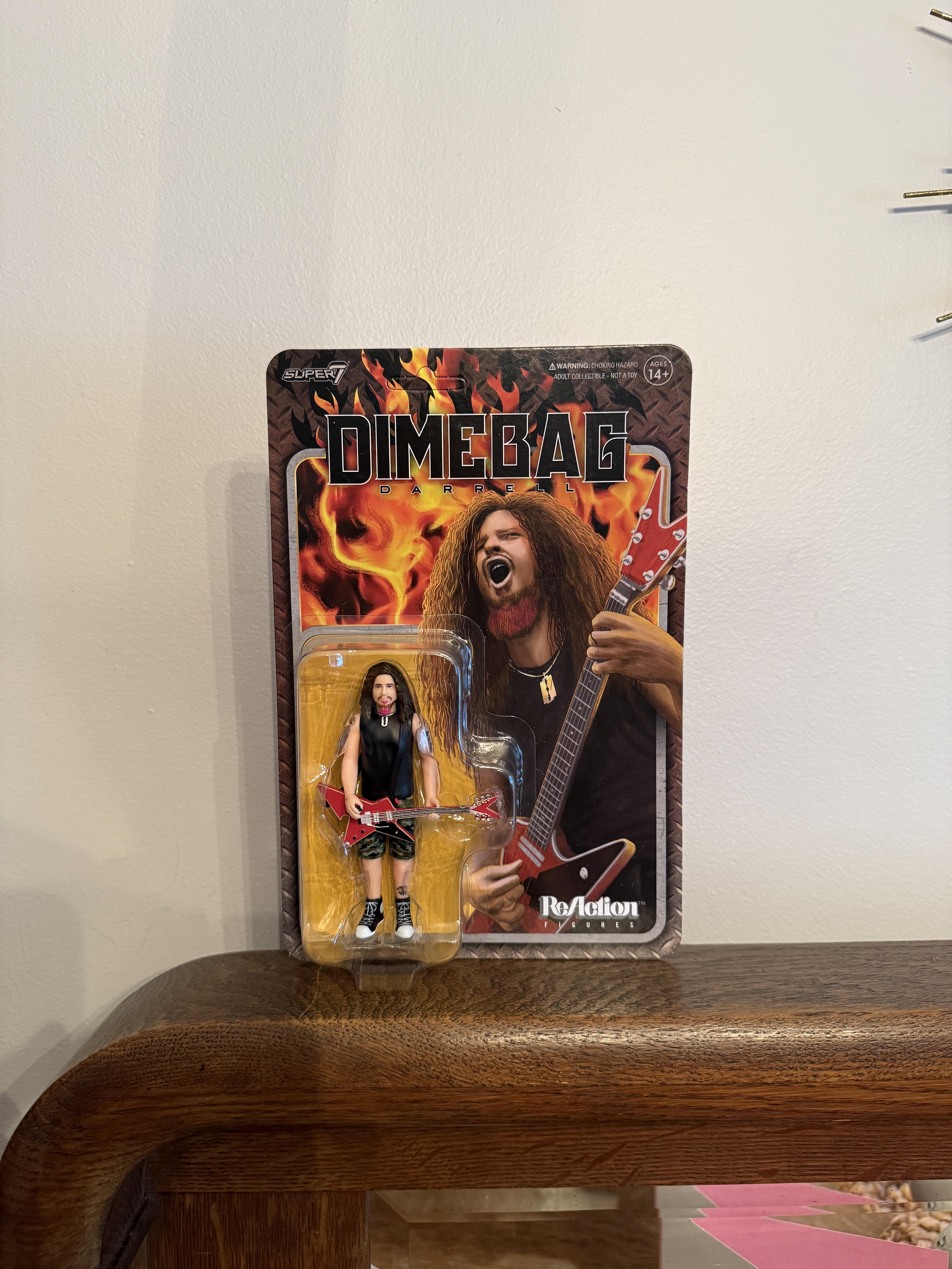Super7 Dimebag Darrell Culprit figurina 9,5 cm cu chitara
