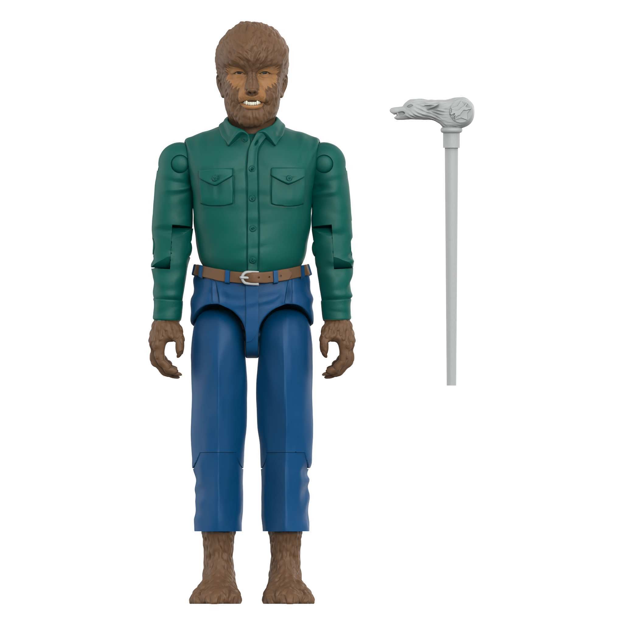 Super7 Universal Monsters Wolf Man figurina baston