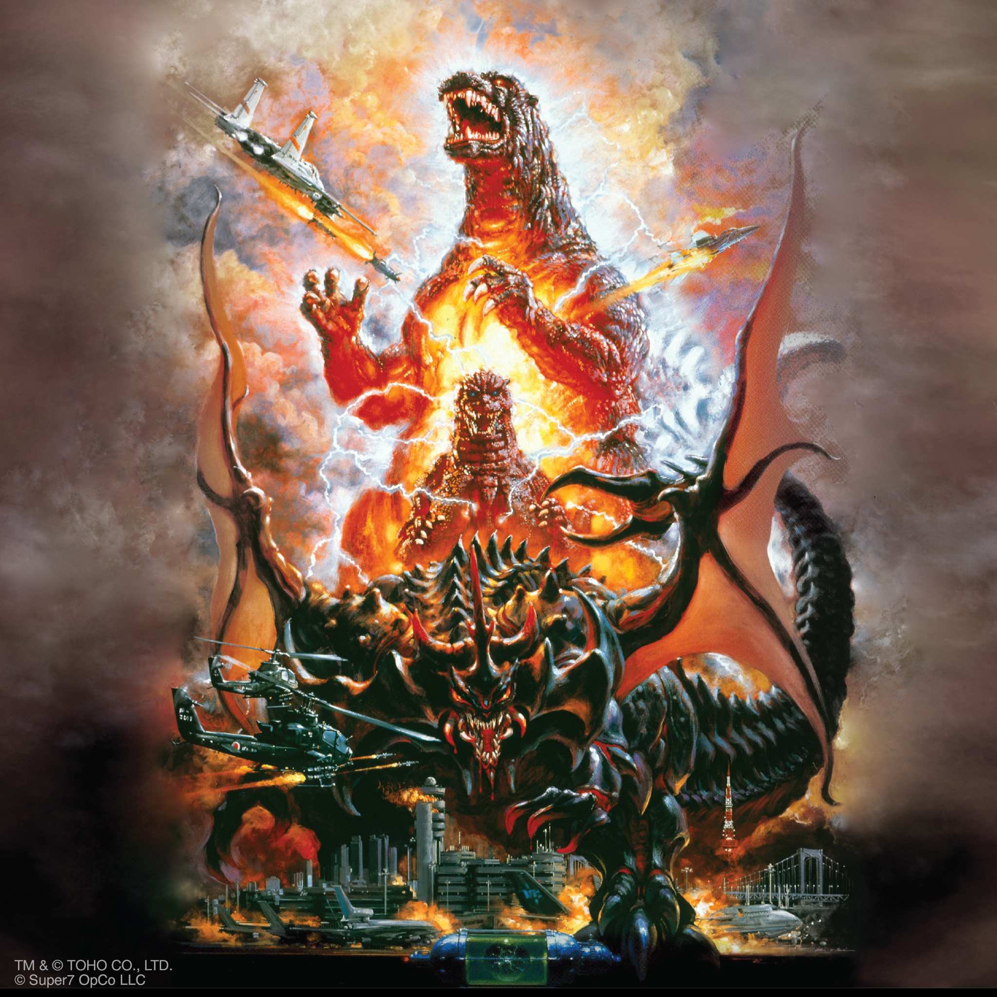 Super7 Toho ULTIMATES Wave 2 Burning Godzilla figurina