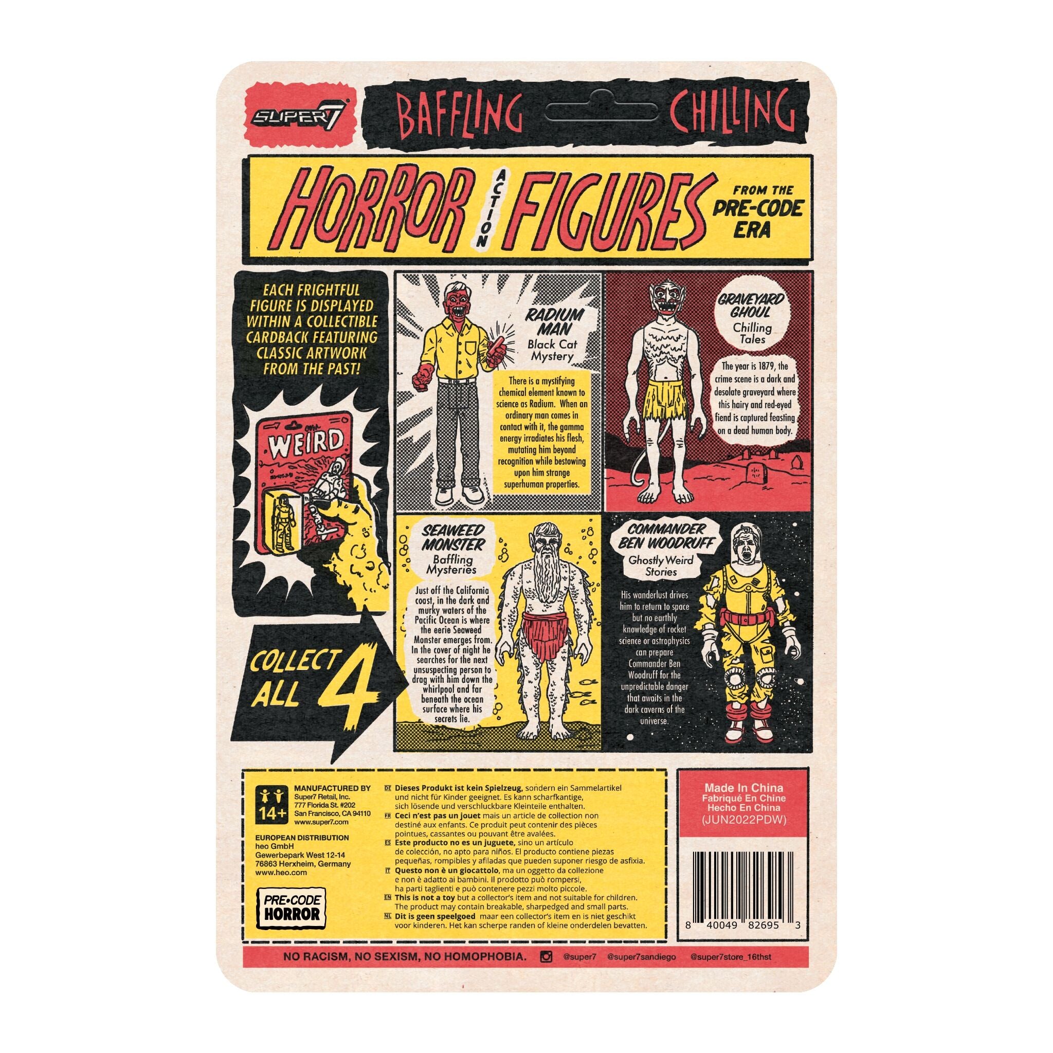 Super7 Pre-Code Radium Man figurina cu accesoriu
