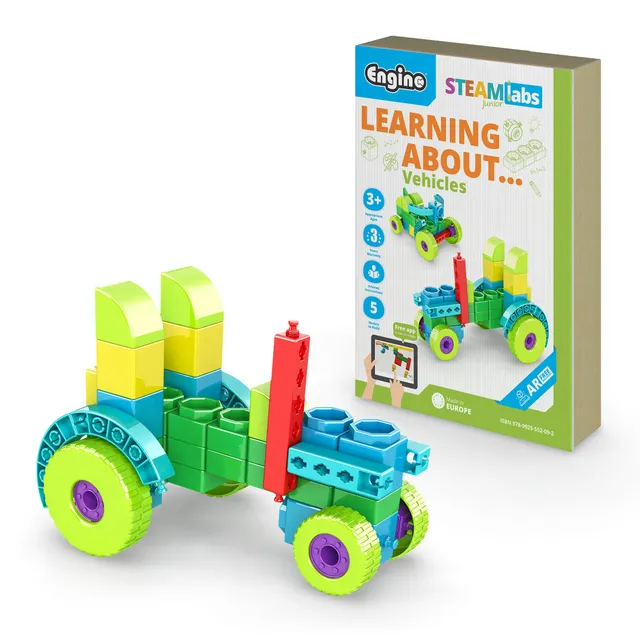 Engino STEAM Labs Junior Vehicles set construcție 5 modele