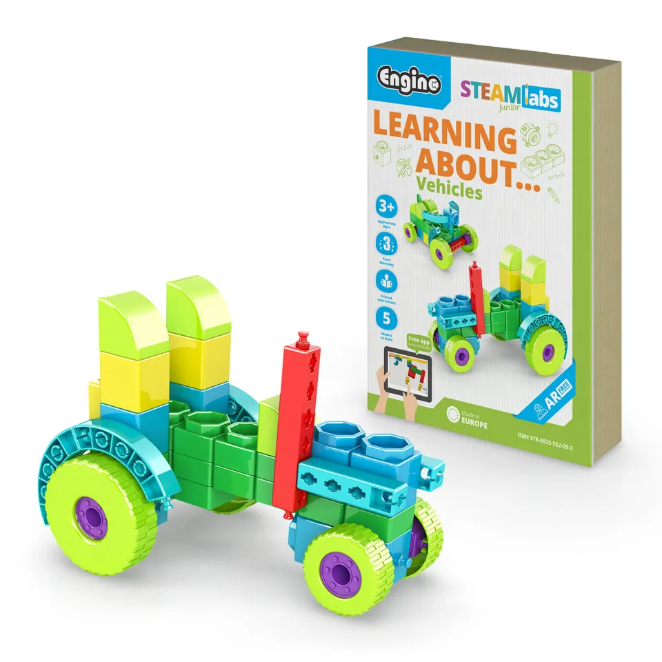 Engino STEAM Labs Junior Vehicles set construcție 5 modele