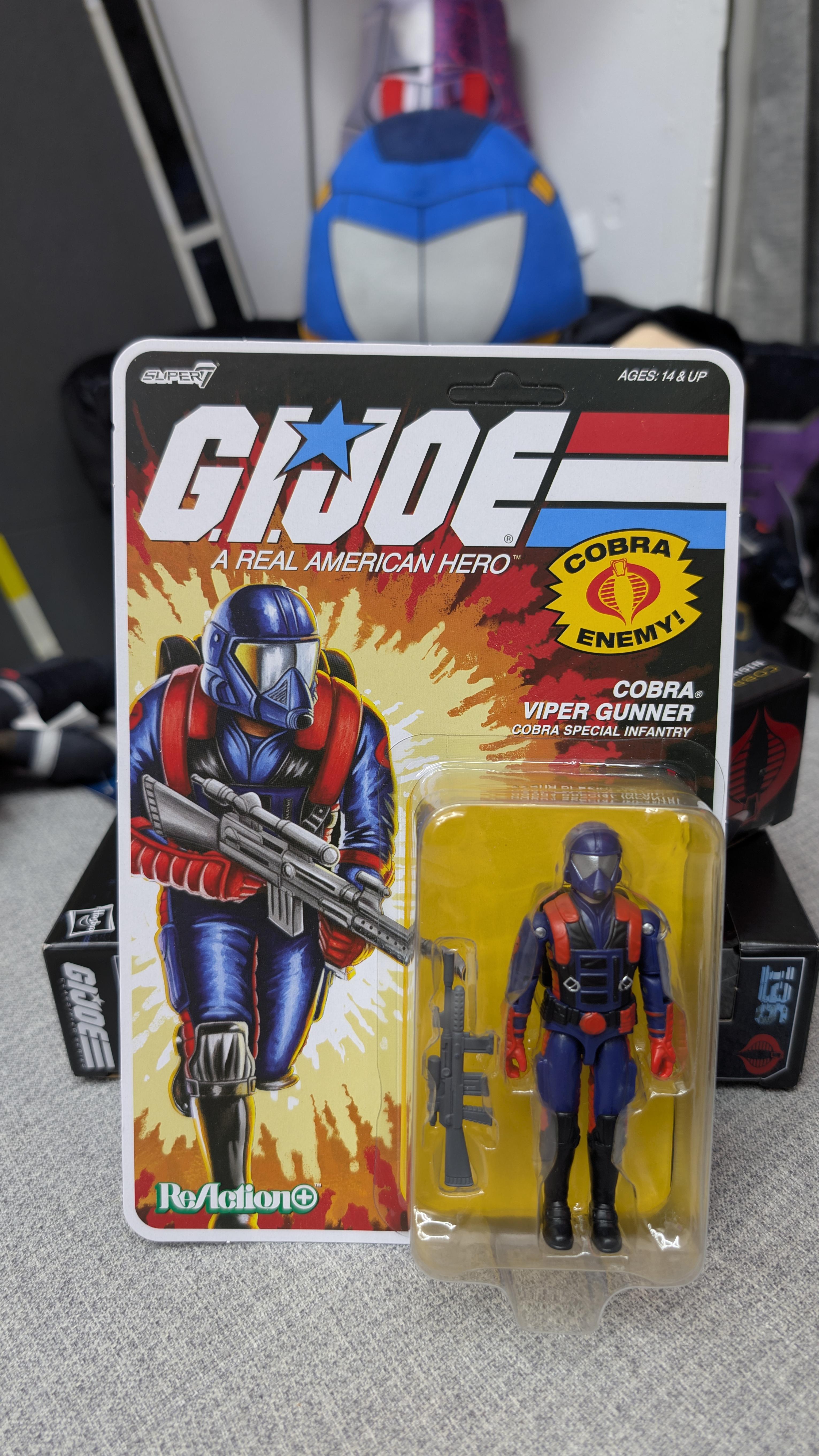 Super7 ReAction+ G.I. Joe set 4 figurine Wave 09