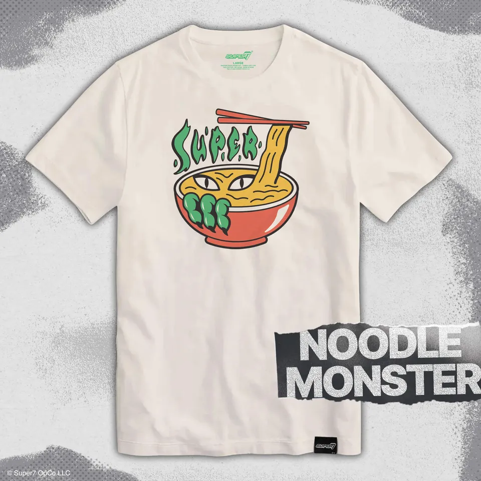Super7 25th Birthday tricou bumbac natural