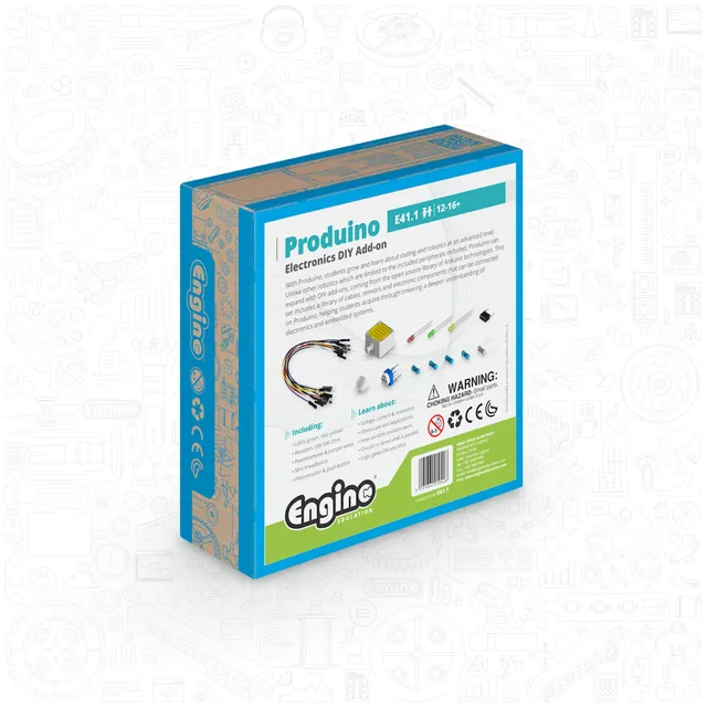 Engino Produino extensie electronica circuite DIY 12-16 ani