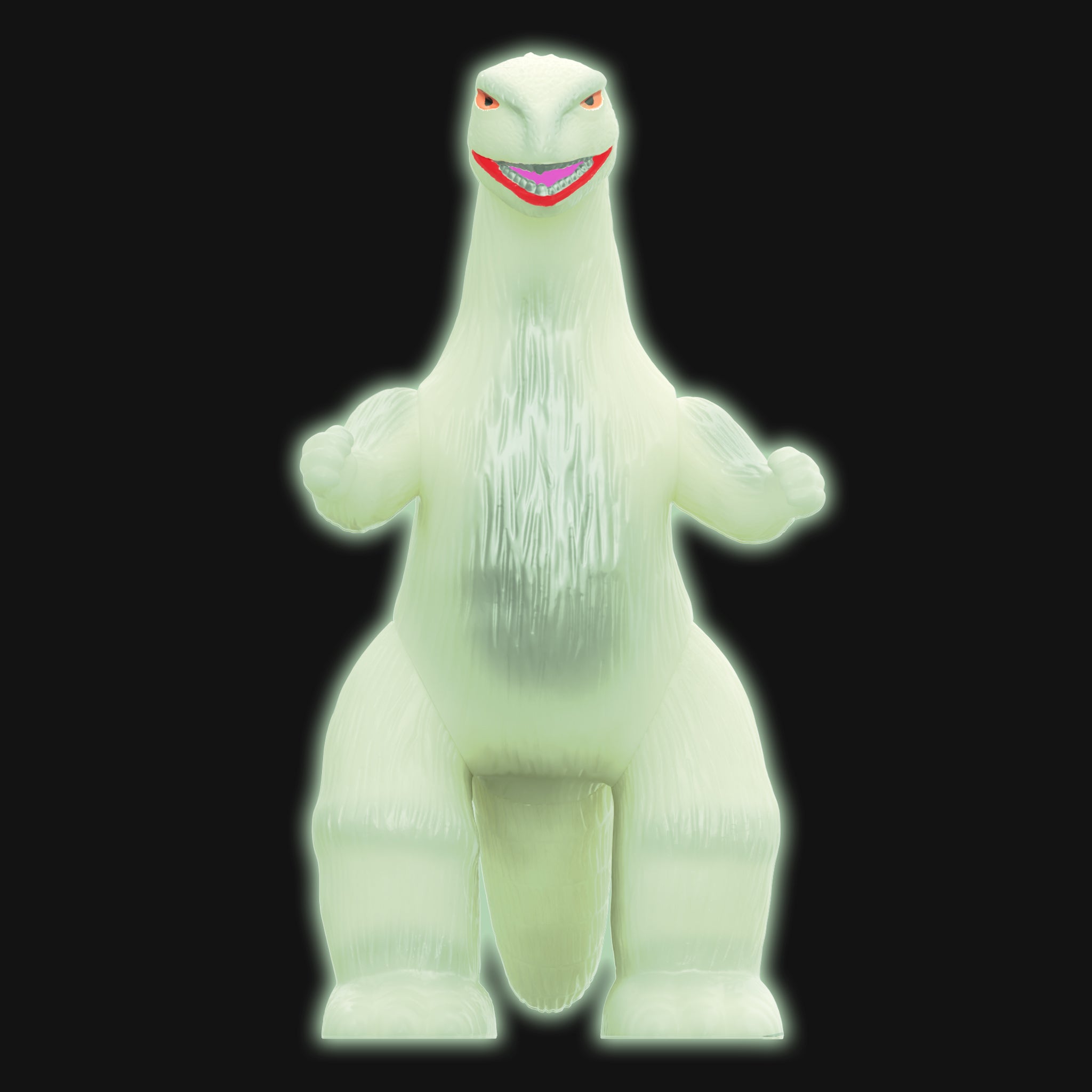 Super7 ReAction Godzilla Marusan J-Tail figurina glow