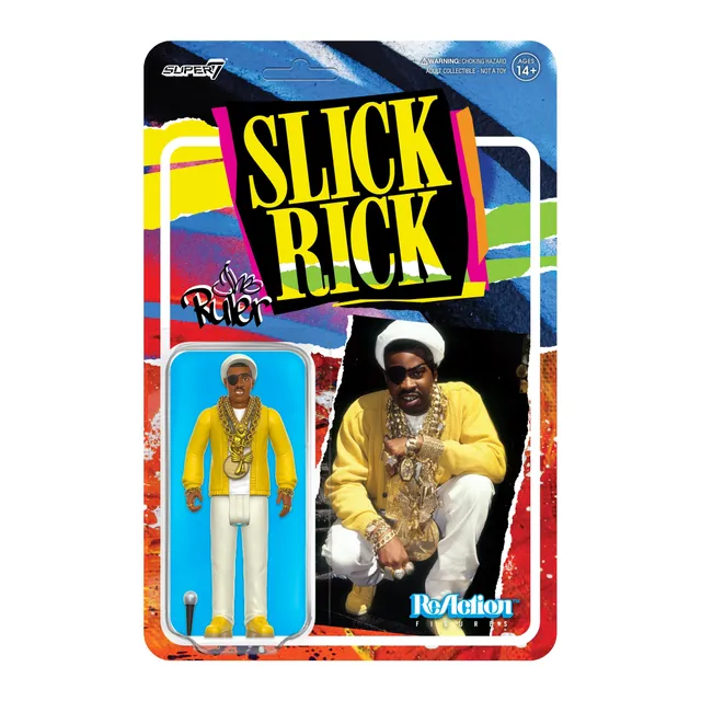 Super7 ReAction Slick Rick Wave 1 figurina 9,5 cm cu microfon