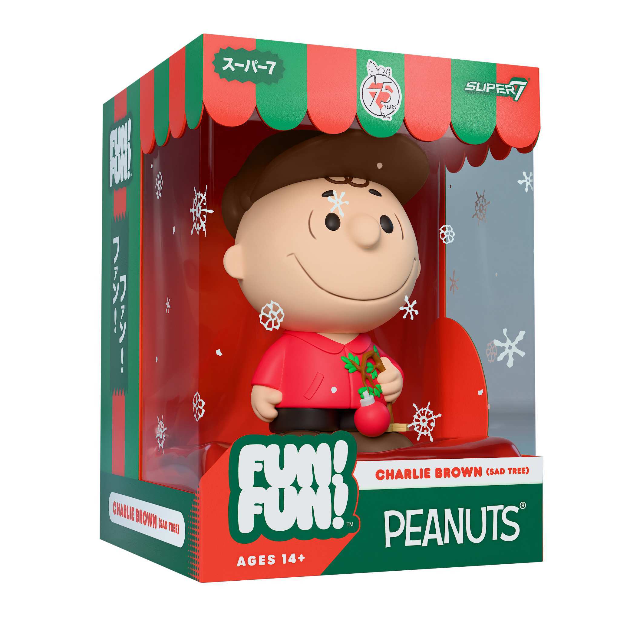 Super7 FUN FUN Charlie Brown Sad Tree figurină vinil