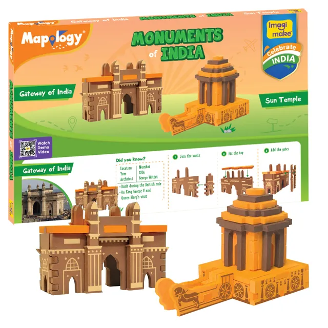 Imagimake Mapology Monuments set constructie 2 monumente