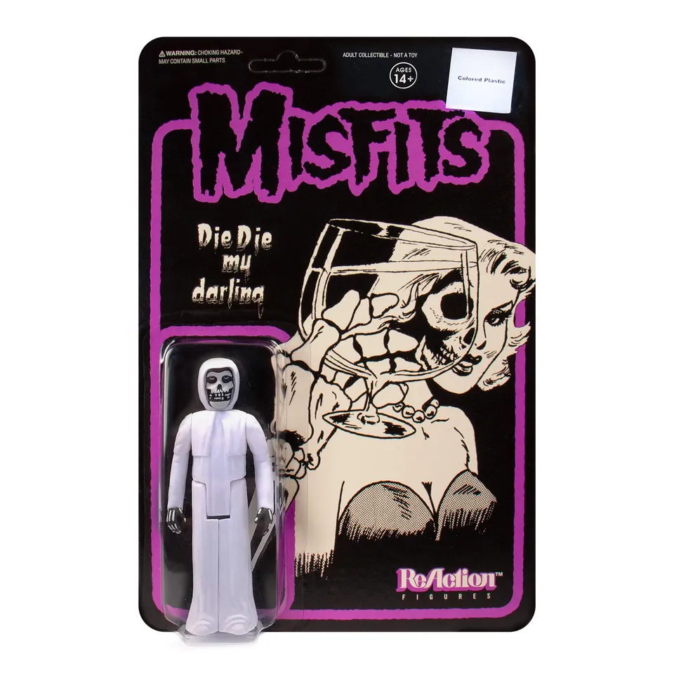 Super7 Misfits Fiend Die Die My Darling figurina alba editie vinil