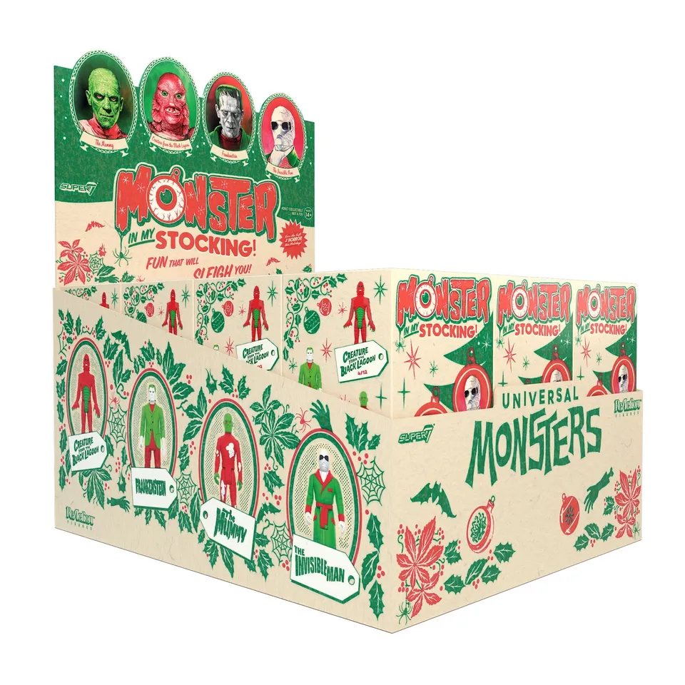 Super7 Universal Monsters Blind Box figurine set 12 Craciun