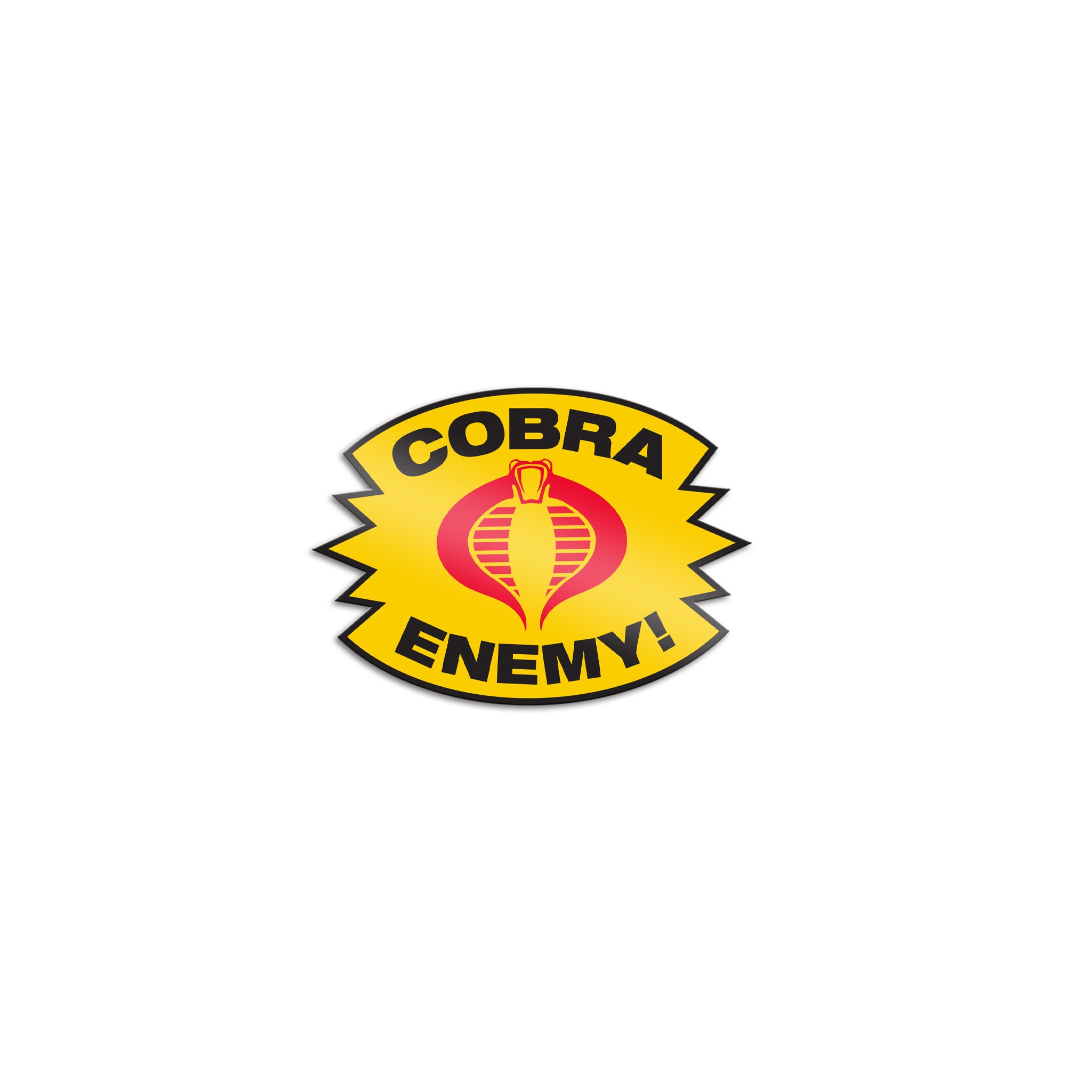 Super7 G.I. Joe Cobra Enemy pin metalic 2.5cm